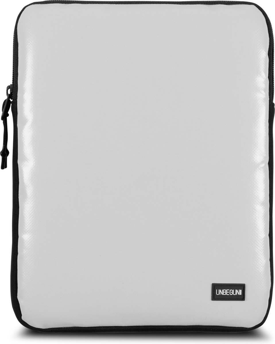 iPad Air 13 inch M4 hoes (van gerecycled materiaal) - Grijze sleeve/case (2026) - Duurzame keuze