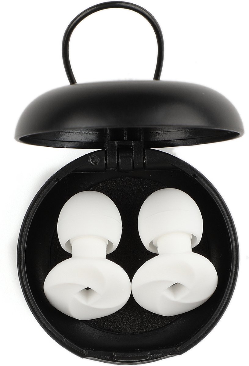 Goedkoopste Slaapoordoppen – Oordopjes Slapen – Anti-Snurk – Earplugs - Gehoorbescherming - Slaap oordopjes – Party Plugs - Sleep Plugs - Hoge Geluidsdemping (32dB) - 4 Maten (S/M/L/XL) - BPA vrije Siliconen - Wit
