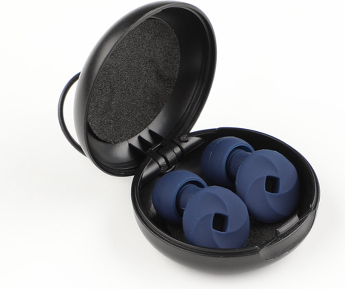 Goedkoopste Oordopjes Slapen – Slaapoordoppen – Slaap oordopjes - Anti-Snurk – Earplugs - Gehoorbescherming – Party Plugs - Sleep Plugs - Hoge Geluidsdemping (32dB) - 4 Maten (S/M/L/XL) - BPA vrije Siliconen - Blauw