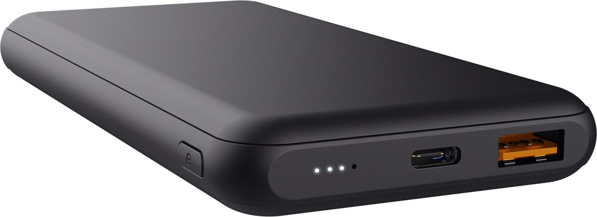 Trust Redoh - Powerbank - 10.000 mAh - USB A/USB C - Quick Charge - Zwart