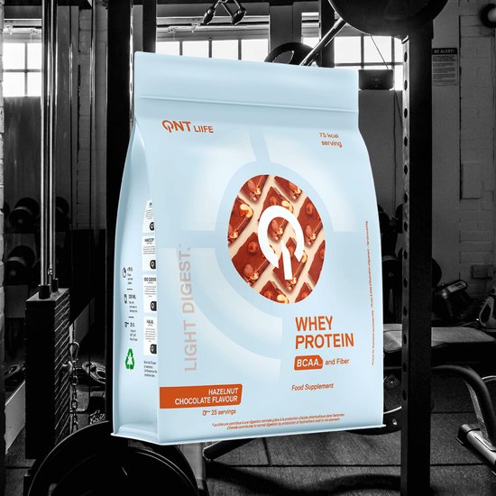 QNT Ligt Digest Whey Protein 500g - Hazelnut Chocolate — afbeelding 5