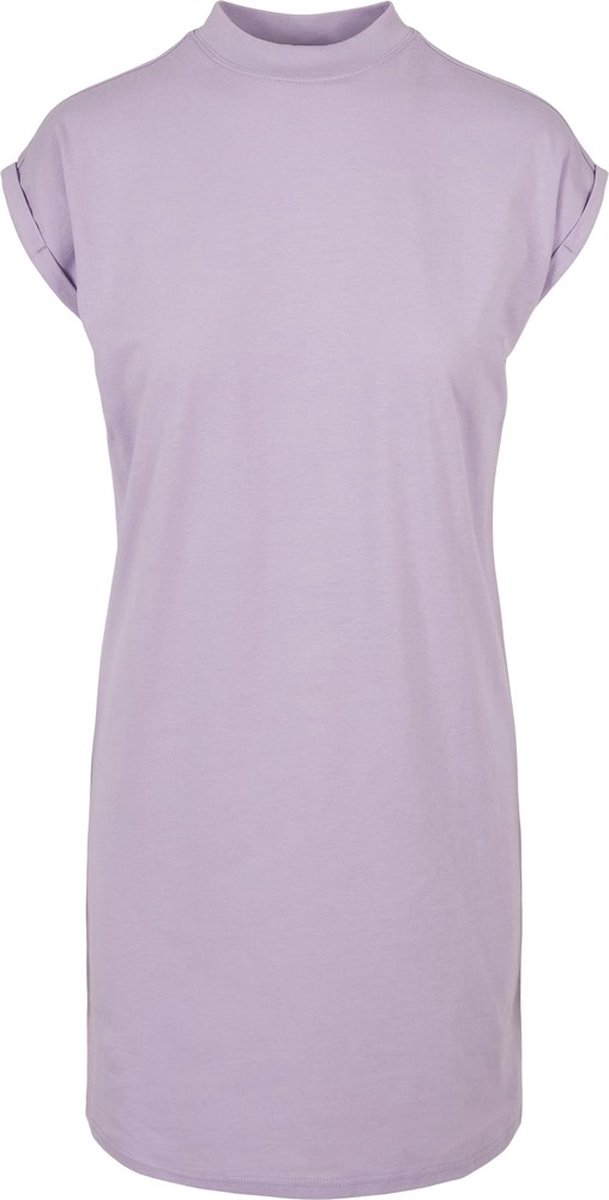 Urban Classics Damen Ladies Turtle Extended Shoulder Dress Lilac-XS Paars