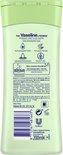 Lichtgroene fles Vaseline Intensive Care Aloe Soothe bodylotion met groene dop. Tekst: Intensive Care Aloe Soothe. 200ml.