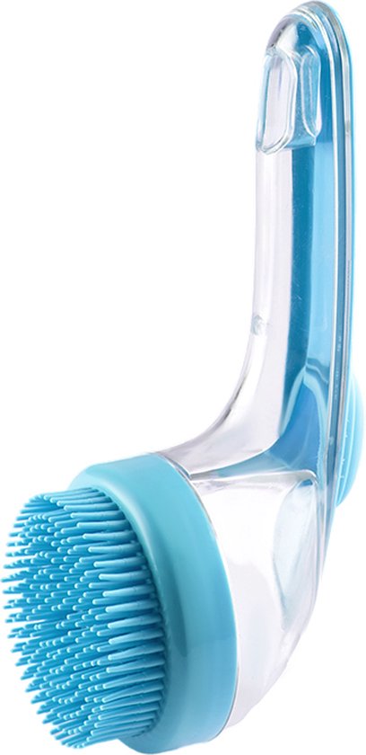 Foto: Wowup pet washing brush pet hygiene brush reinigingsborstel voor huisdieren cats dogs cleansing brush blauw pet shower brush dierenborstel douche borstel voor dieren hond en kat doucheborstel huisdier borstel douche borstel 