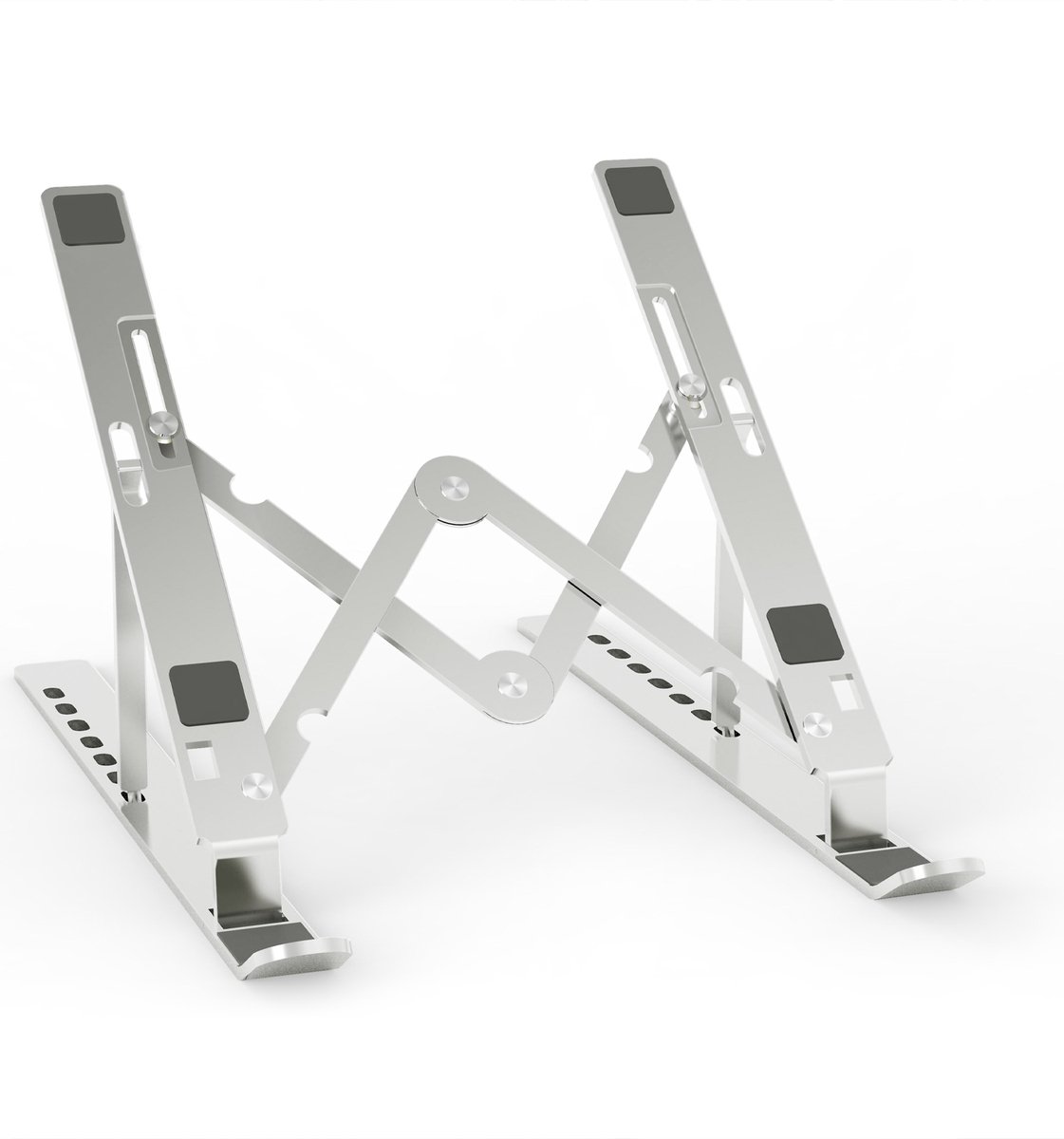 AISENS LPS3M-177 laptopstandaard Laptop- en tabletstandaard Zilver 38,1 cm (15")