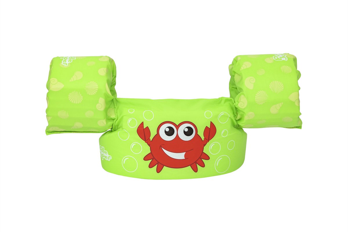 Bestway Puddle Jumper Krab - Verstelbare zwembandjes voor kinderen - Draagkracht 15 - 30kg - Maat one size