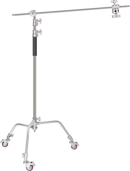 Foto: Luidspreker standaard vonyx set van 2x speaker standaard in tas max hoogte 175cm max gewicht 30kg zwart