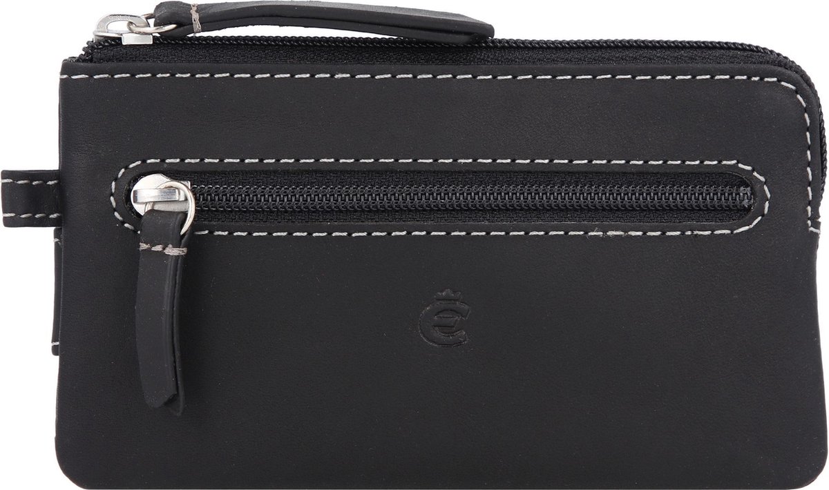 Esquire Dallas Sleutel portemonnee Leer 13 cm - schwarz