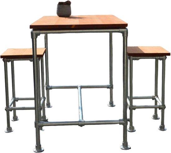 Design85 Bartafel Buiten Bartafel 120 cm x 78 cm Zonnebloem Tuinmeubelen Tuintafel