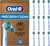 Bol.com Oral-B Precision Clean Pro - Opzetborstels met CleanMaximiser Technologie - 12 Stuks - Brievenbusverpakking aanbieding