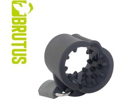 Silicone ballstretcher met spikes en slot