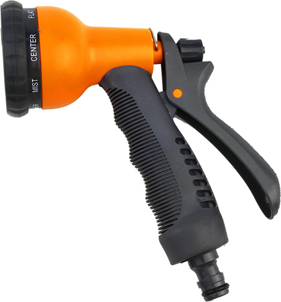 Somstyle Sproeikop Tuinslang - 8 Standen - Sproeier voor Tuin - Spuitpistool - Oranje / Zwart