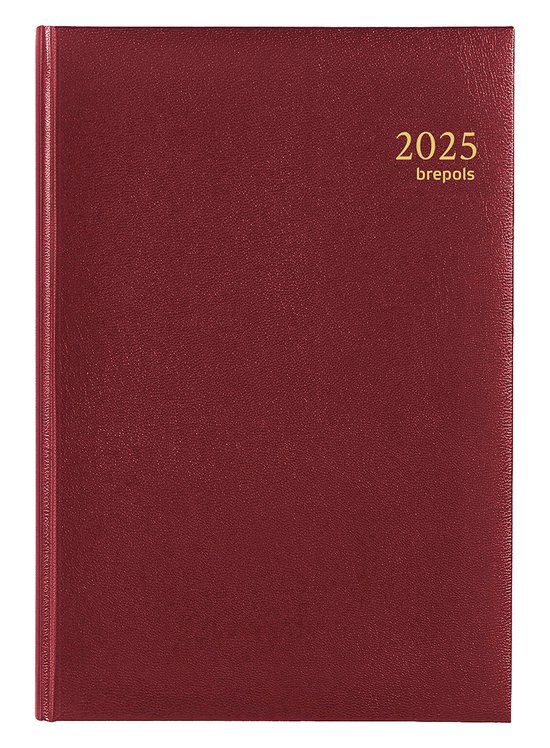 Dohe - Agenda 2025 Engels - Dag per Pagina, A5-formaat (14x20 cm), 12 Maanden Januari tot December, Hardcover, Kantoorartikelen - SEGOVIA Zwart