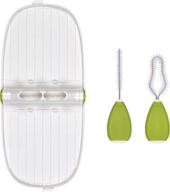 OXO tot Borstkolf reiniging set voor onderweg - Flessenborstel - Reisset- Flessenborstel reiniger -Green van OXO — afbeelding 4