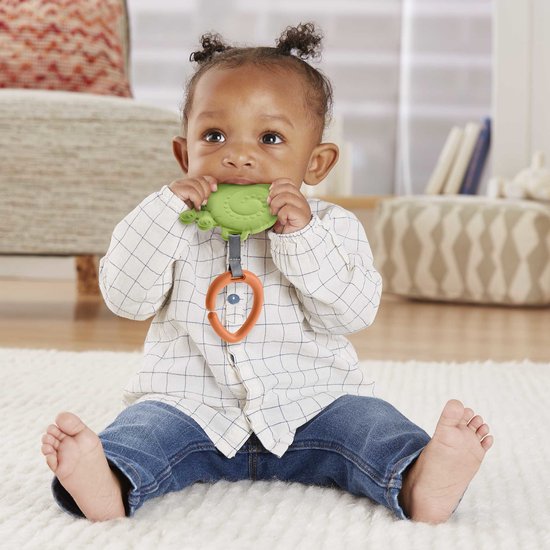 Fisher-price animal teether - bijtring slak - Fisherprice - blauw - kraamcadeau van Fisher Price — afbeelding 5