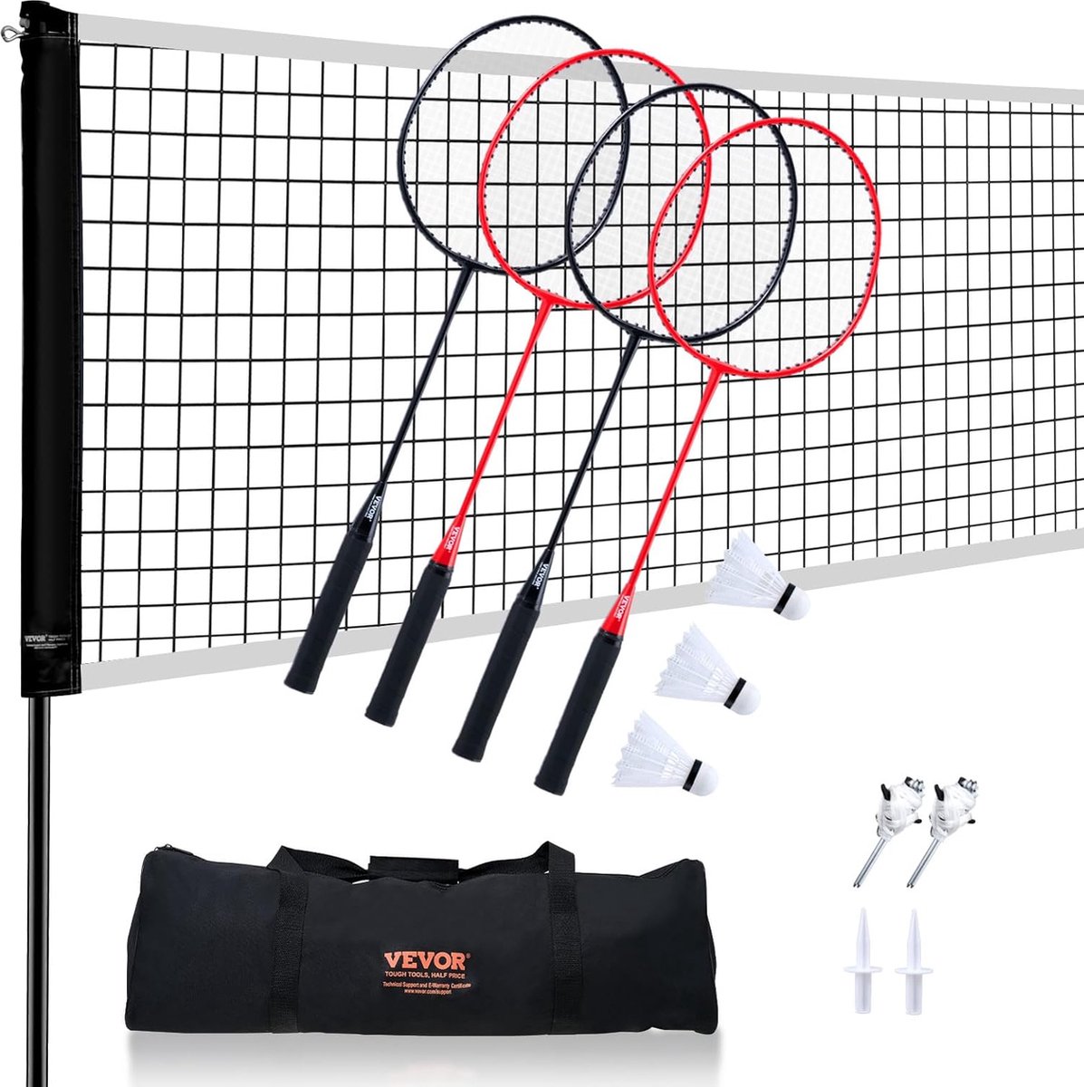 Filet De Volleyball De Piscine – Longueur Réglable 4,5 à 7,6 M – Avec 2 Ballons – Base Robuste – éclairage Solaire LED 5 Modes – étanche