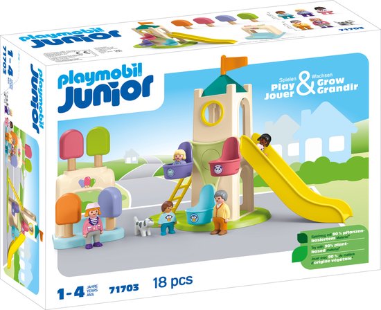 PLAYMOBIL JUNIOR - Avontuurlijke speeltuin - 71703