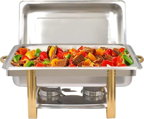 Réchauffeur de buffet 9L - Plaque chauffante - Réchaud - Réchauffeur de ...