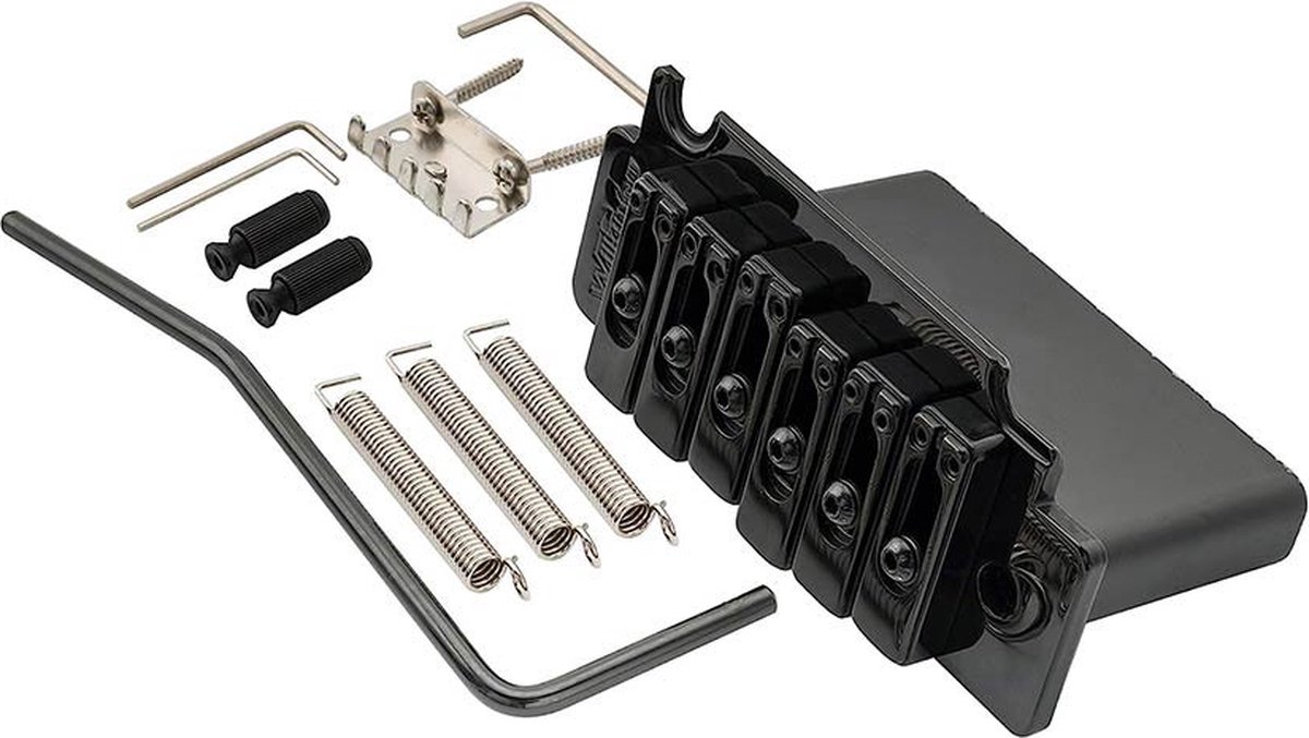 Wilkinson WVS50K/B Tremolo Bridge - Staal & Zinklegering, 10,8mm String Spacing