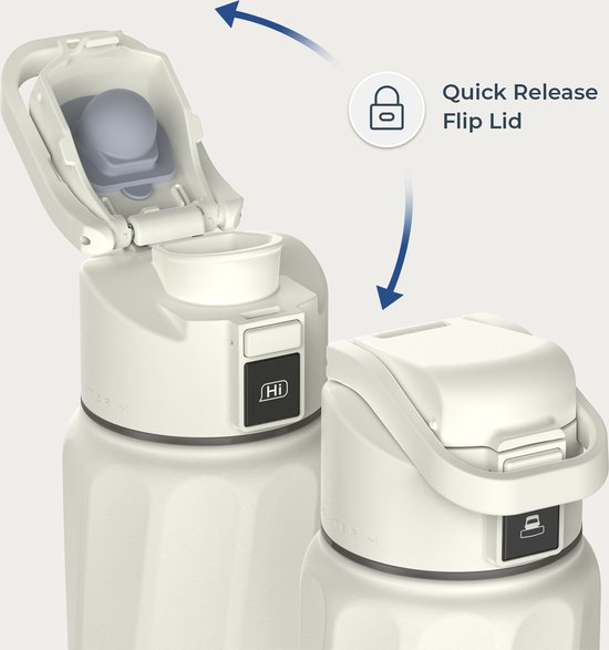 Bouteille Intelligente WaterH - Tracker D'eau, Rappel, Bleu Magnétique, 530 Ml
