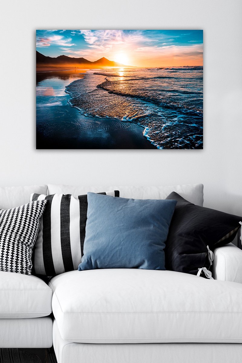 Bract Decoratief canvas schilderij | Houten lijst | 50 x 70 cm - Emob - Canvas foto -