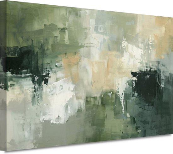 Tableaux expressionnisme abstrait - Portrait d'art moderne - Tableaux sur toile Salon - Tableaux Classique - Tableaux sur toile - Toile de décoration salon 60x40 cm