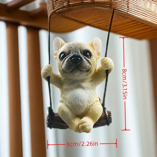 Fulenyi Ornements Oscillants Pour Rétroviseur De Voiture - Figurine Suspendue De Voiture De Décor De Couple Balançant De Dessin Animé - Décorations De Rétroviseur Pour Porte-clés, Sac à Dos, Sac