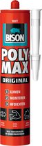 Bol.com Bison Poly Max Original wit koker 425g montagelijm lijmen monteren en afdichtenunieke SMP technologie oplosmiddelvrij bi... aanbieding