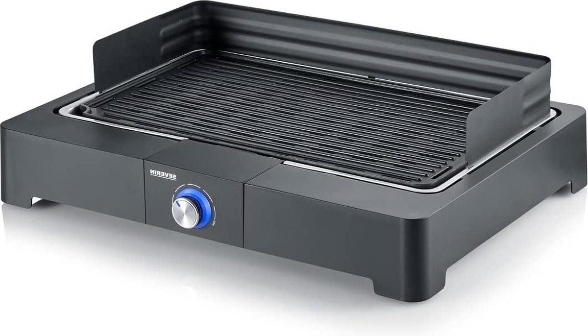Tafelgrill aluminium grillplaat binnen buiten elektrische grillstart snelle grill balkon zwart