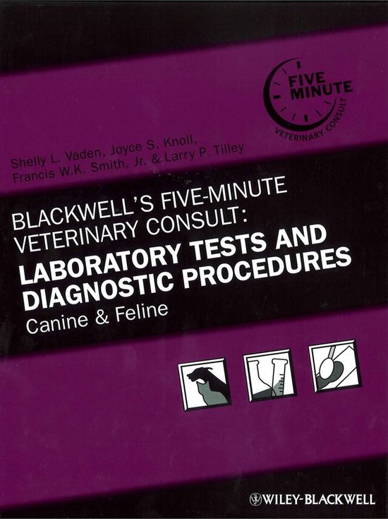 Blackwell's Five-Minute Veterinary Consult: Laboratory Tests ... - cover