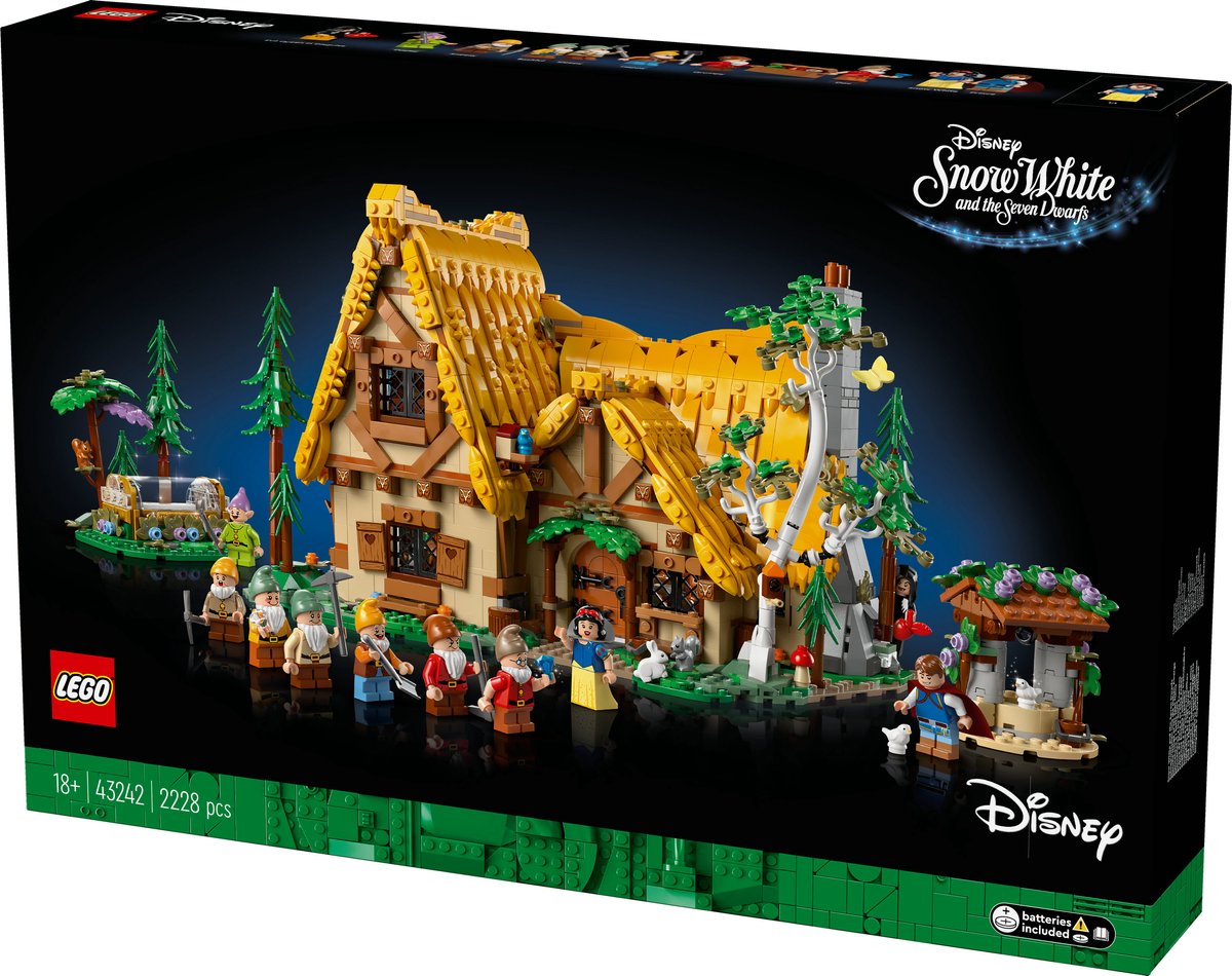 LEGO Disney Huisje van Sneeuwwitje en de zeven dwergen - 43242 — afbeelding 9