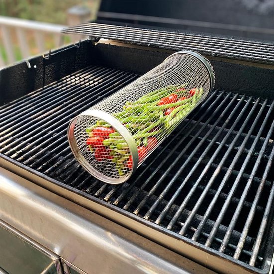 Buccan BBQ - Handbare Grillrooster voor vlees en vis