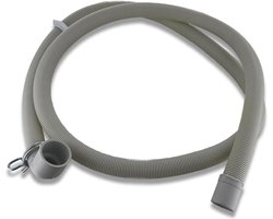 Famanu – Afvoerslang, 1,8 m, diameter 30/20 mm, universeel geschikt voor vaatwasser en wasmachine, met bevestigingsboog