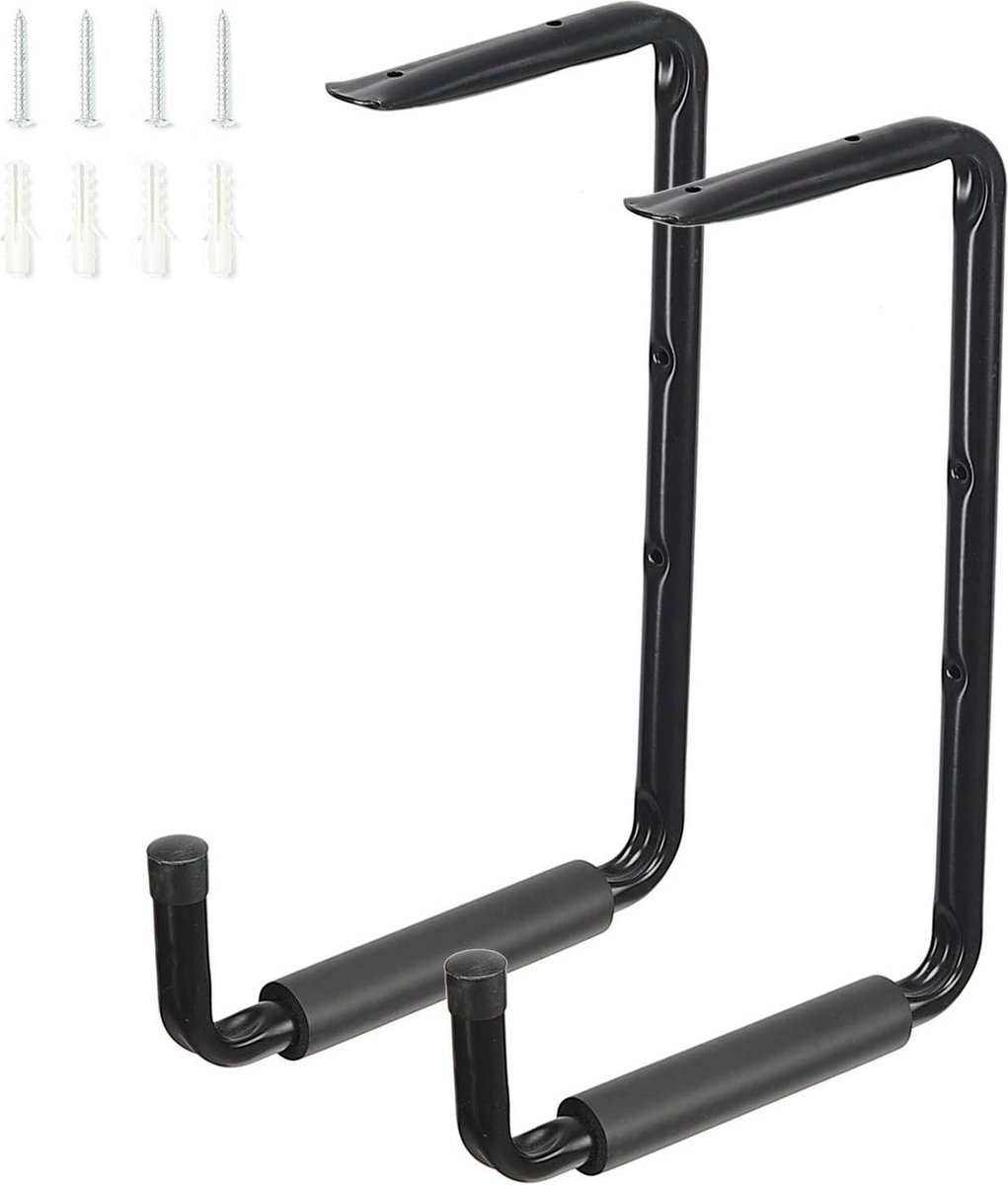 Garageopberghaken 39 cm - zware utilityhangers - voor ladder gereedschap - tuinslang en fi
