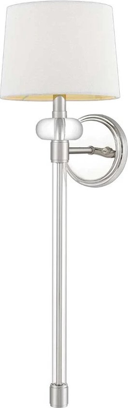 Quoizel Applique LED Barbour | 1X E14 Max 40W | Nickel poli