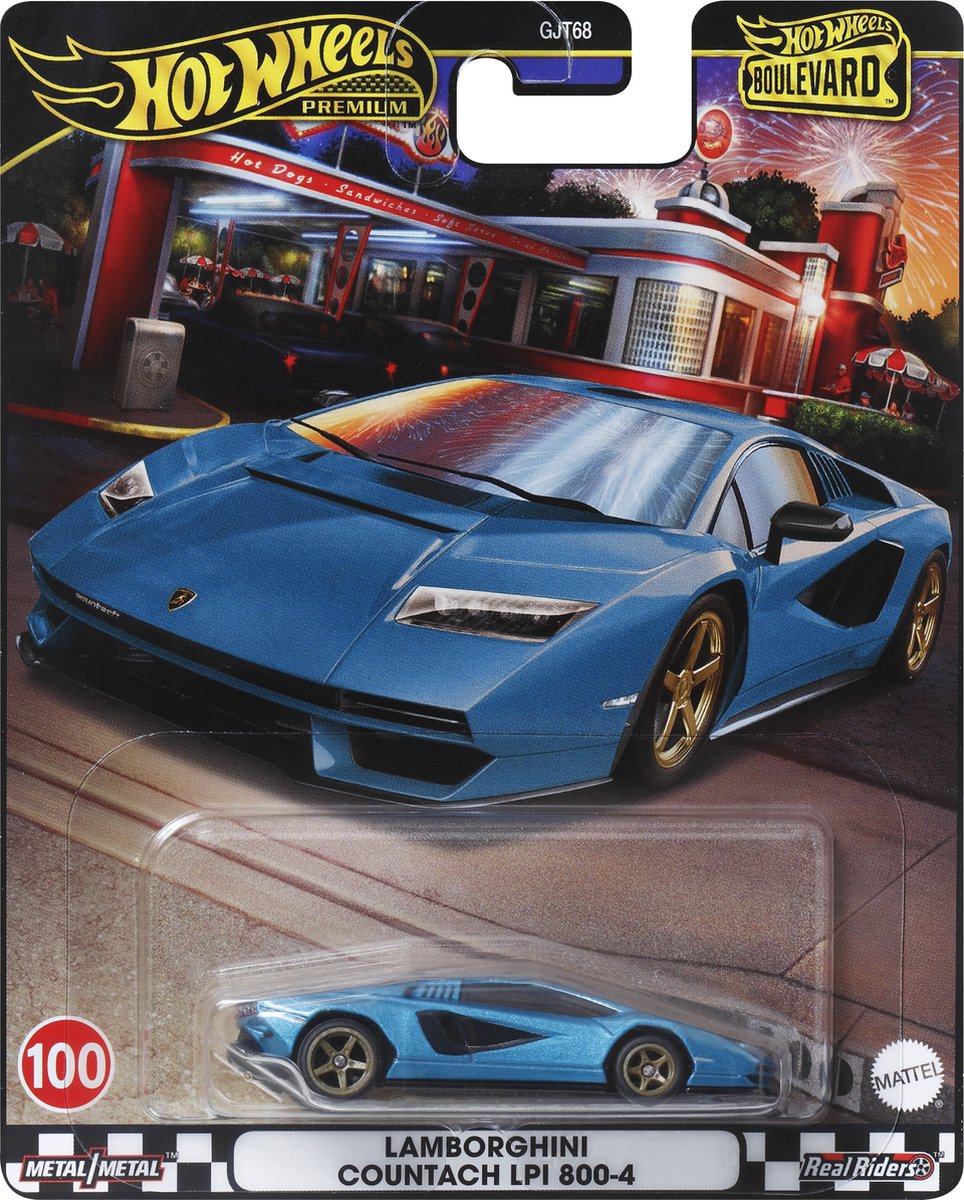 Hot Wheels Boulevard HRT70 Auto 3 jaar Metaal Blauw