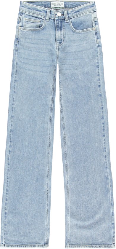 Cars Jeans Yara Den. Bleached Used Meisjes Jeans - Maat 140