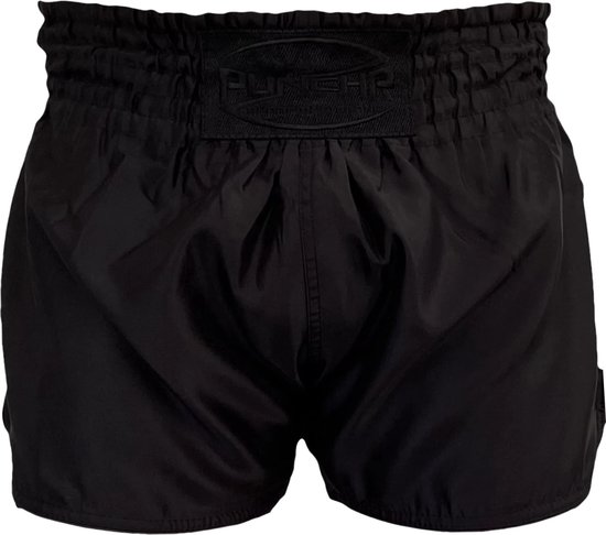 Shorts de Muay Thai PunchR™ No Logo Uni Zwart taille M