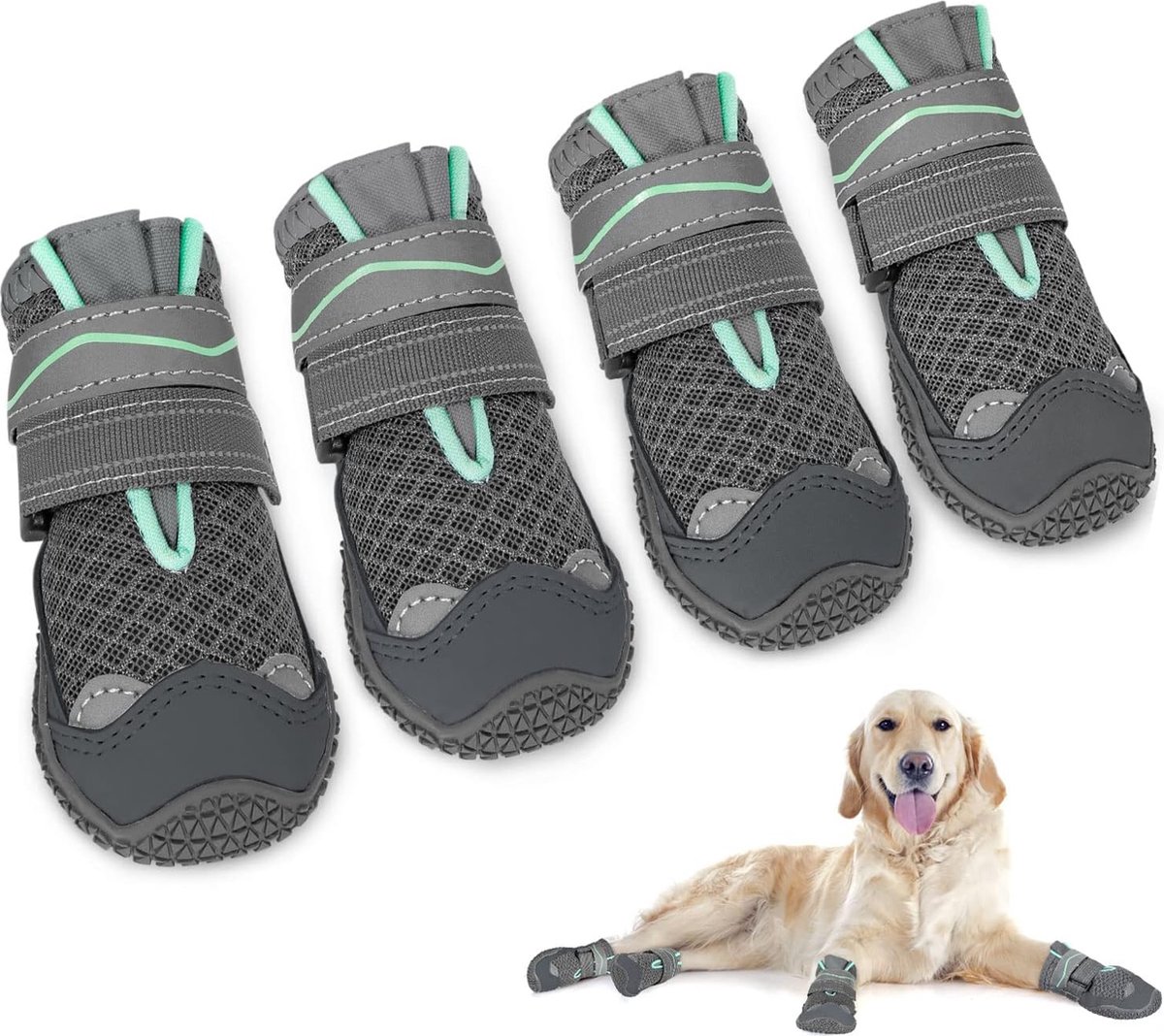 Lexium Hondenschoenen pootbeschermer - Hondenschoenen - Pootbescherming hond - Hondenschoentjes - Hondenlaarzen