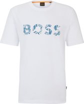 BOSS - T-shirt Bossocean Wit - Heren - Maat XL - Regular-fit