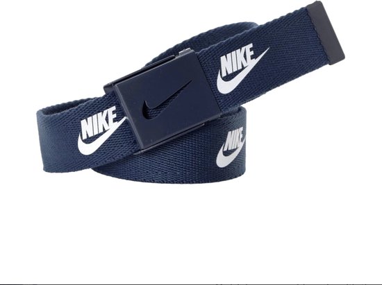 Nike Golf Futura Web Belt Reversible Logo Broekriem - Blauw