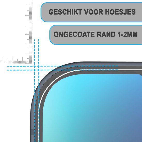 TS8® Samsung A34 - Protecteur d'écran - Case Friendly Edition - 2 pièces