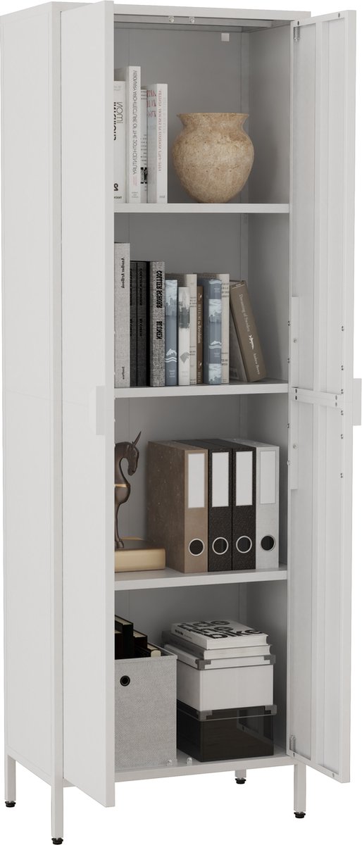 Houten kantoorkast Boekenarchiefkast Kantoormeubilair Archiefkast Flokas XL