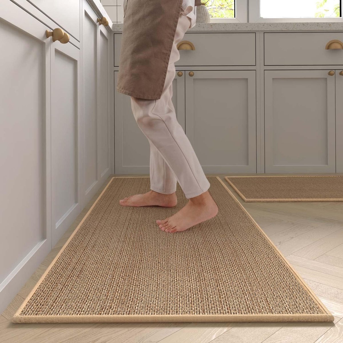Tapijtloper voor de gang, lange keukentapijt antislip mat wasbare tapijtloper 70 x 120 cm loper tapijtmatten keuken hal tapijt loper ingang slaapkamer vloerkleden per meter