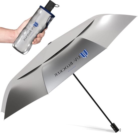 Golfparaplu Profilter UPF 50 UV-bescherming medium 140 cm beige