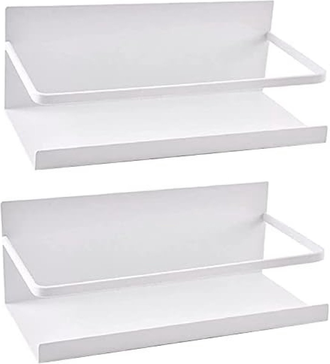 Koelkastrek, 2-delig, magnetisch, kruidenrek, koelkast, organizer, ruimtebesparend voor de keuken