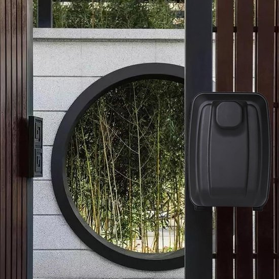 NEWIROVE Grote sleutel kluis wandgemonteerde sleutelkast met code outdoor sleutelslot box waterdichte 4-cijferige combinatie sleutelkast voor thuis