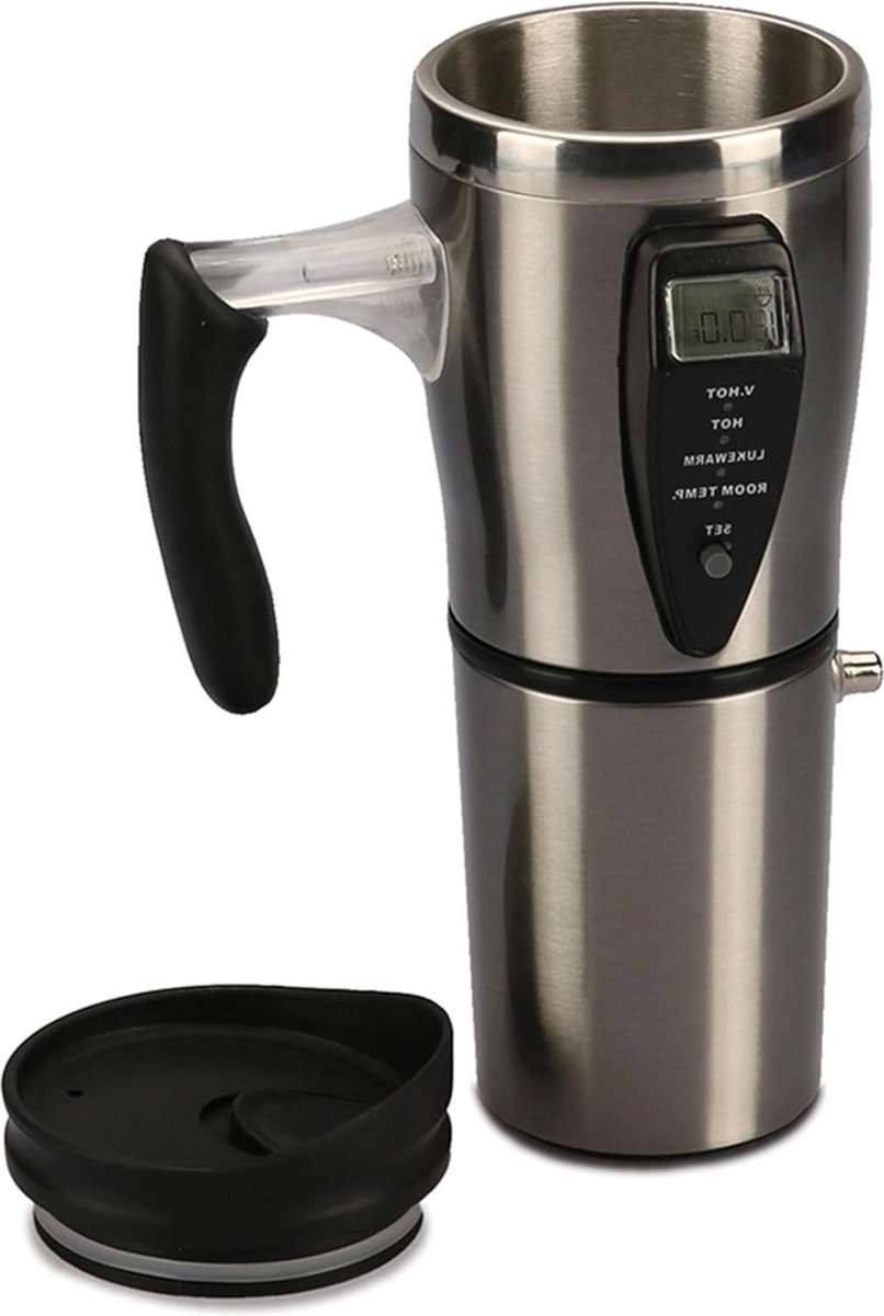 Verwarmde Travel Mok - Draagbare Koffiebeker met USB-oplaadfunctie