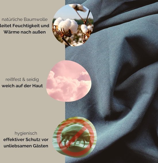 Ultralichte Hüttenslaapzak van 100% katoen - slechts 225g - zonder ritssluiting van Cocoon — afbeelding 2