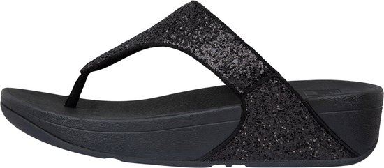 Chaussons FitFlopTM pour femmes - Paillettes d'orteils Lulu - Noir - Taille 38